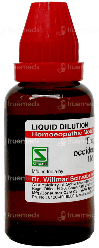 Dr Willmar Schwabe Thuja Occidentalis 1M Dilution 30Ml